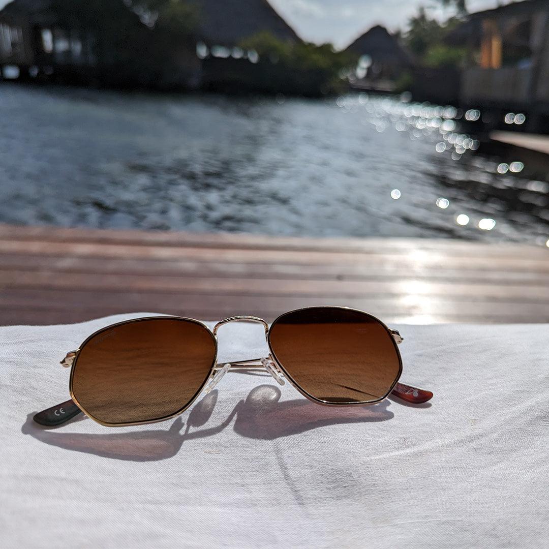 One Revolver Surfboards - Gold - Brown Gradient Polarized - Bermuda Bermuda