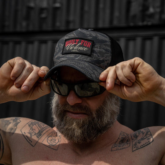 One Revolver Surfboards - Built For Violence Patch Five Panel Breacher Snapback Hat Hats