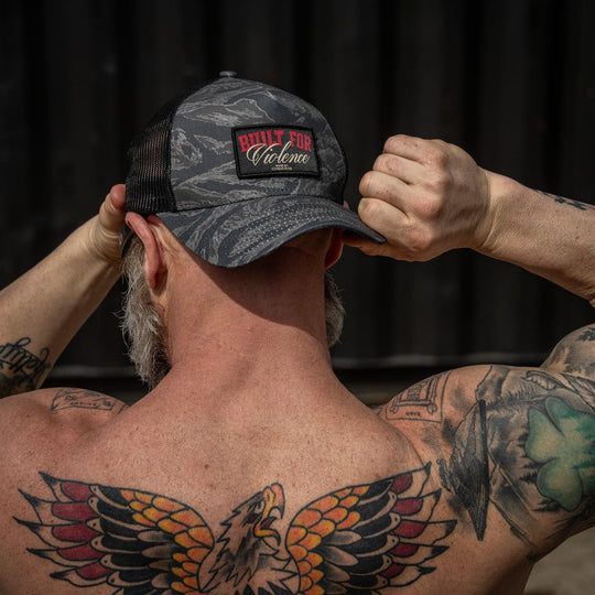 One Revolver Surfboards - Built For Violence Patch Five Panel Breacher Snapback Hat Hats