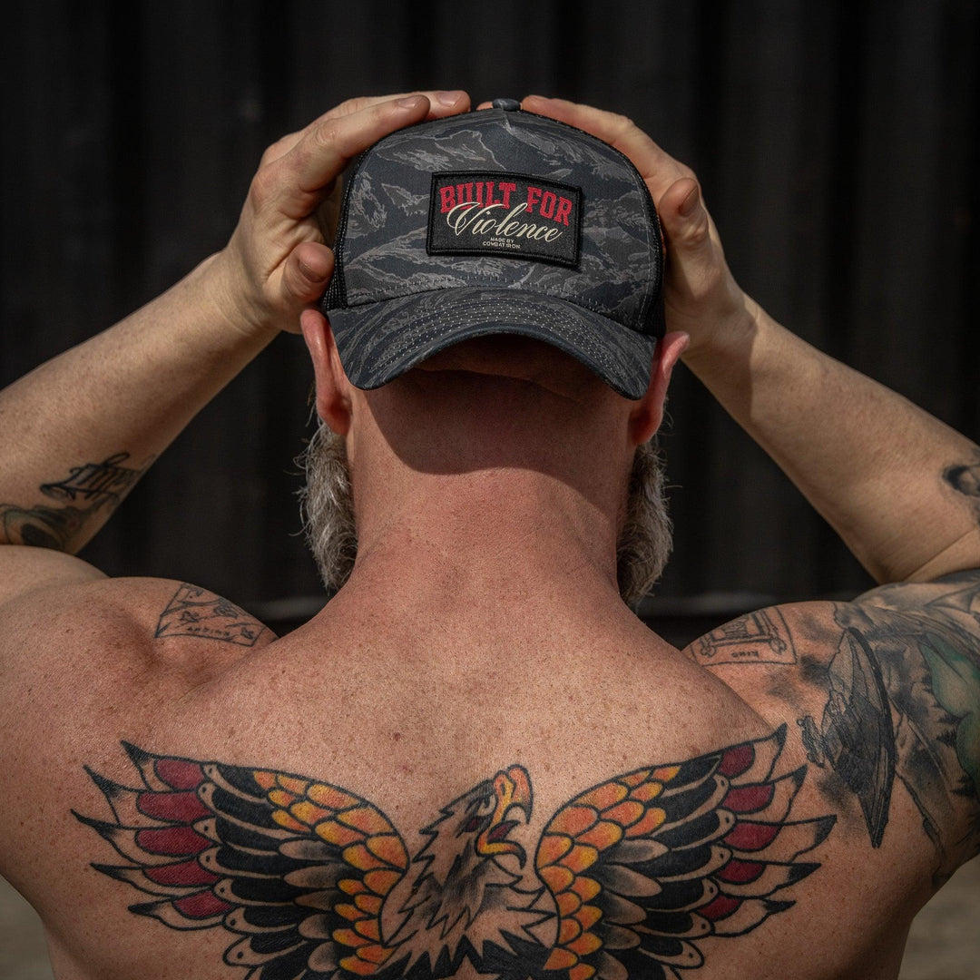 One Revolver Surfboards - Built For Violence Patch Five Panel Breacher Snapback Hat Hats