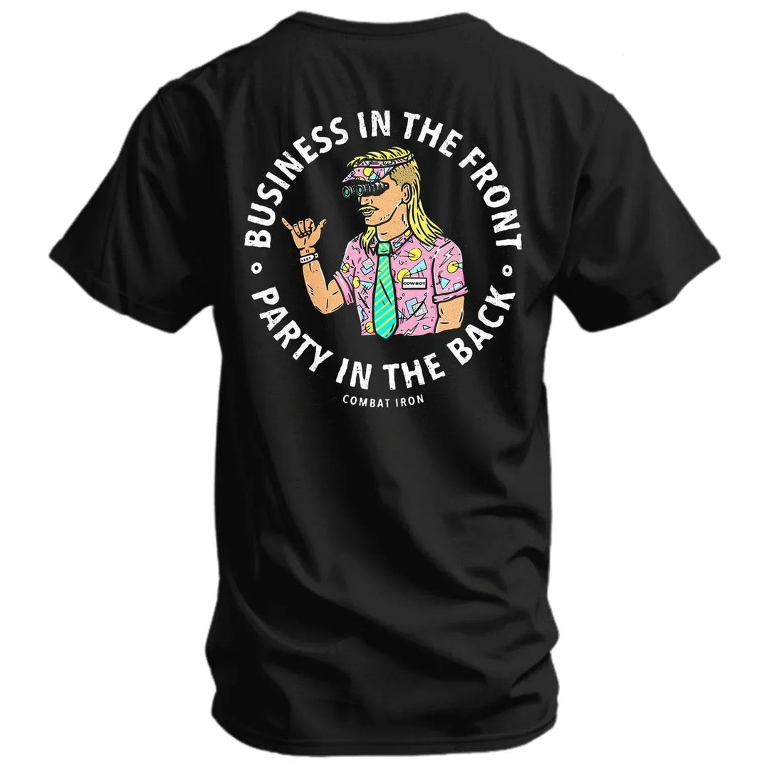 One Revolver Surfboards - Business In The Front. Party In The Back. Party Men's T-Shirt GRAPHIC T-SHIRT