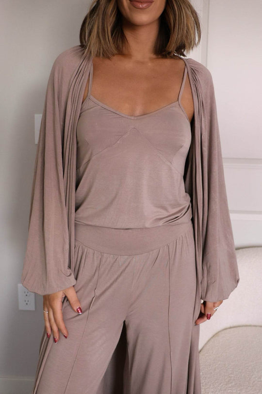 Buttery Soft Taupe Cami Tank Top - FINAL SALE - One Revolver Surfboards