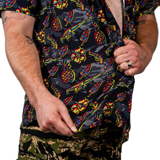 Men's Flex Button Up - One Revolver Surfboards