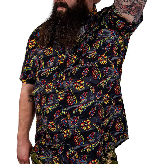 Men's Flex Button Up - One Revolver Surfboards