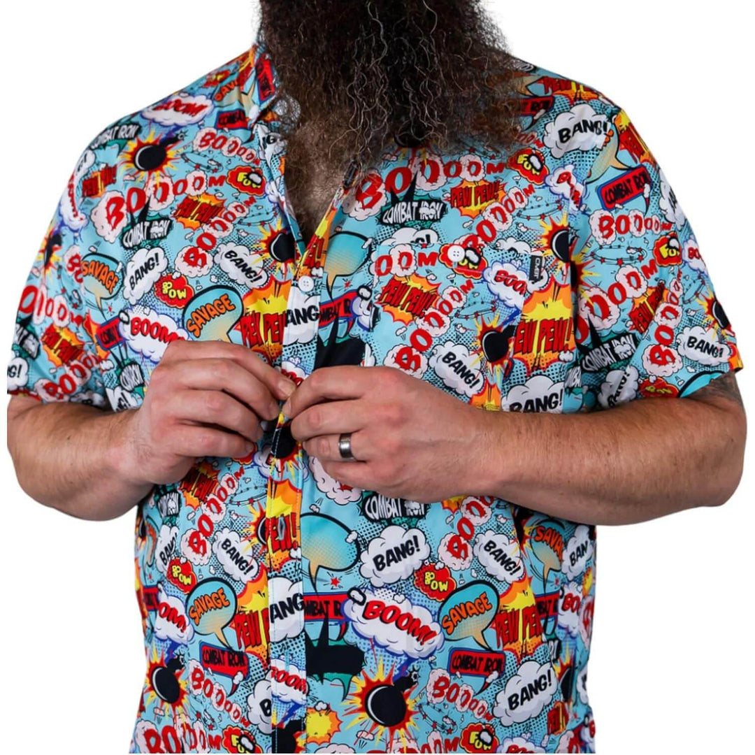 Men's Flex Button Up - One Revolver Surfboards
