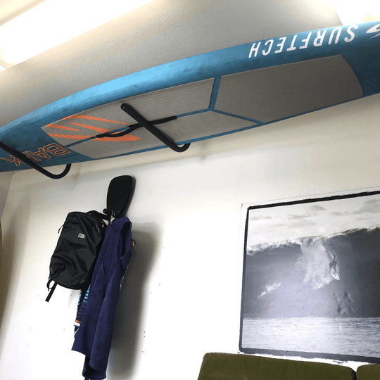 SUP Ceiling or Wall Storage Rack | Longboard & Paddleboard Mount - One Revolver Surfboards