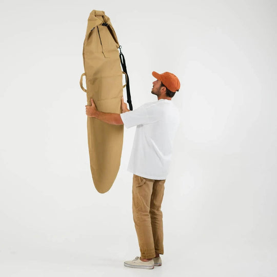 FARO Canvas Surfboard Bag (tan color) - Surfboard Bag - One Revolver Surfboards