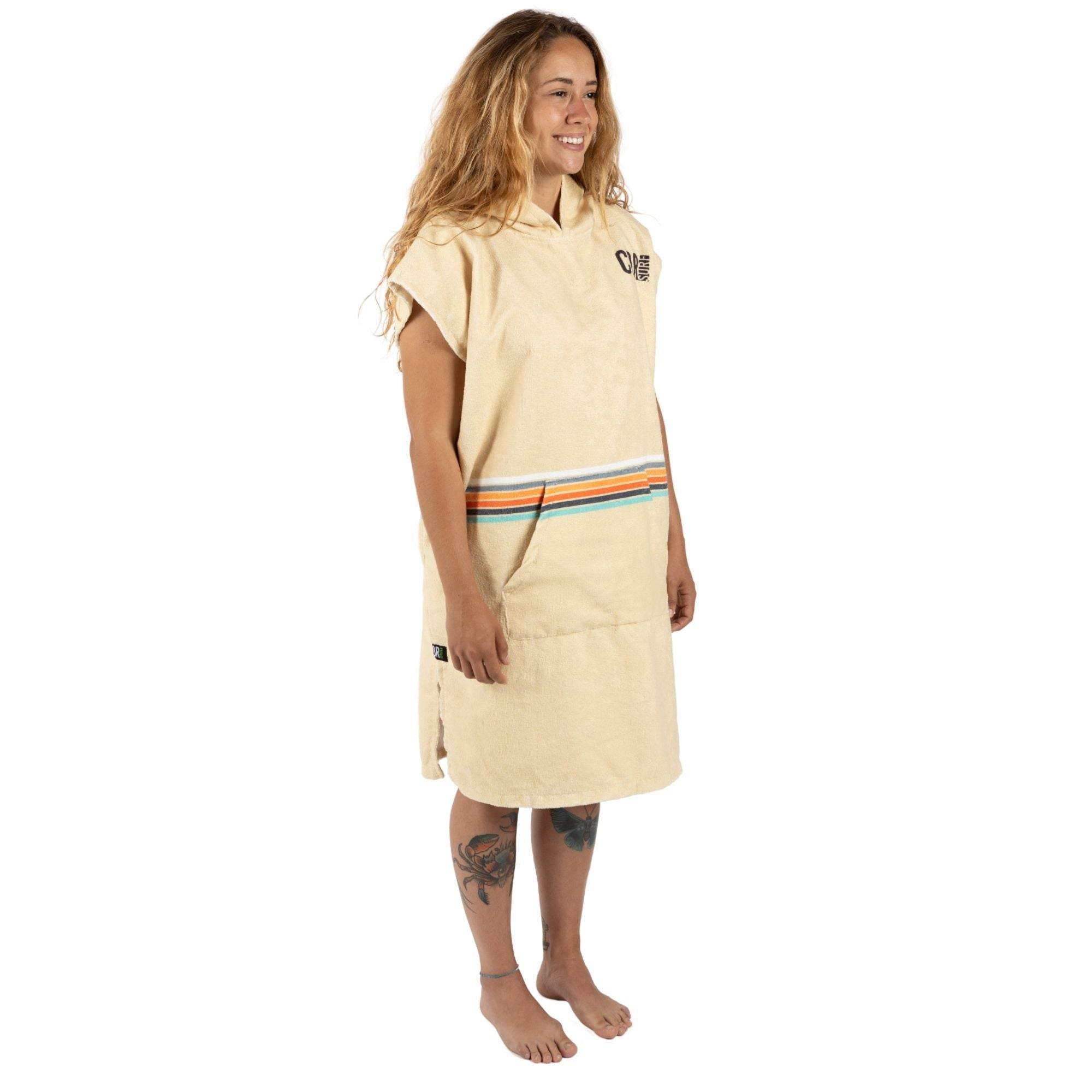 Retro Sand Changing Towel Poncho (Medium) - One Revolver Surfboards