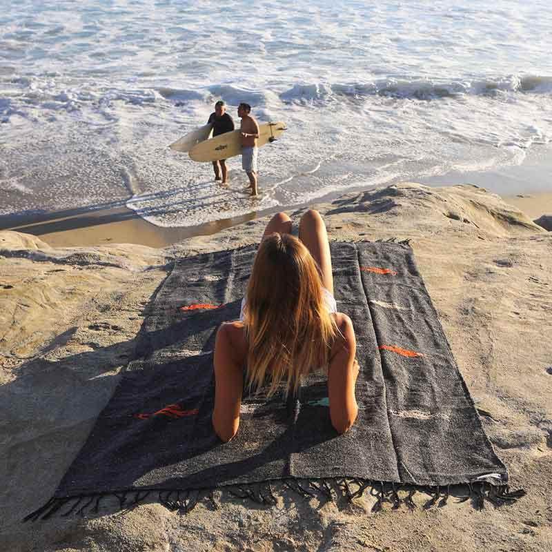 Charcoal Thunderbird Baja Blanket - One Revolver Surfboards