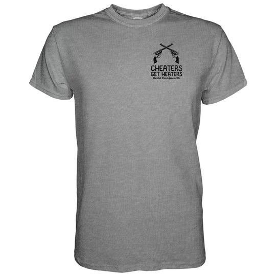 Cheaters Get Heaters Cowboy Edition Men's T-Shirt - One Revolver Surfboards