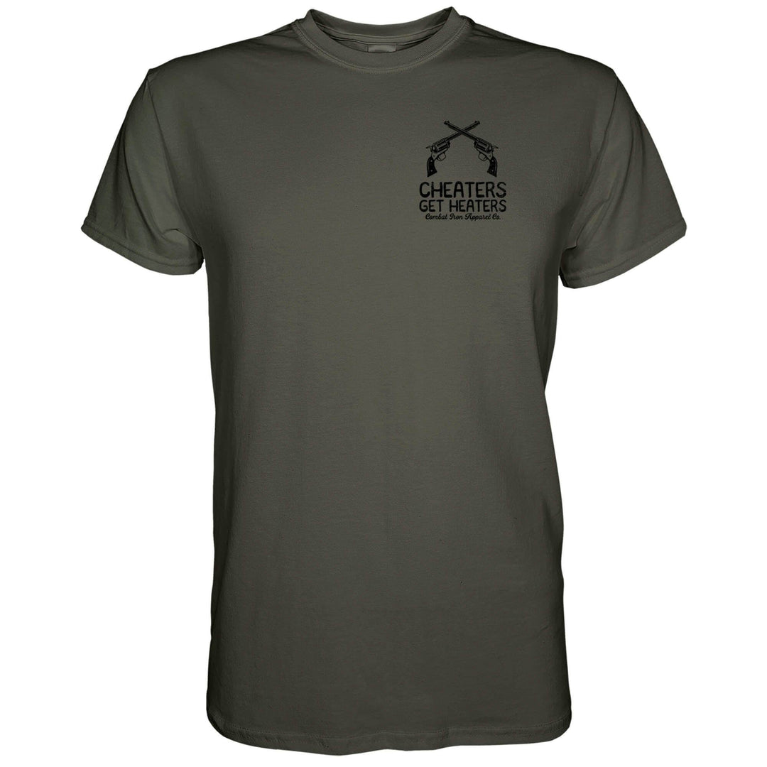 Cheaters Get Heaters Cowboy Edition Men's T-Shirt - One Revolver Surfboards