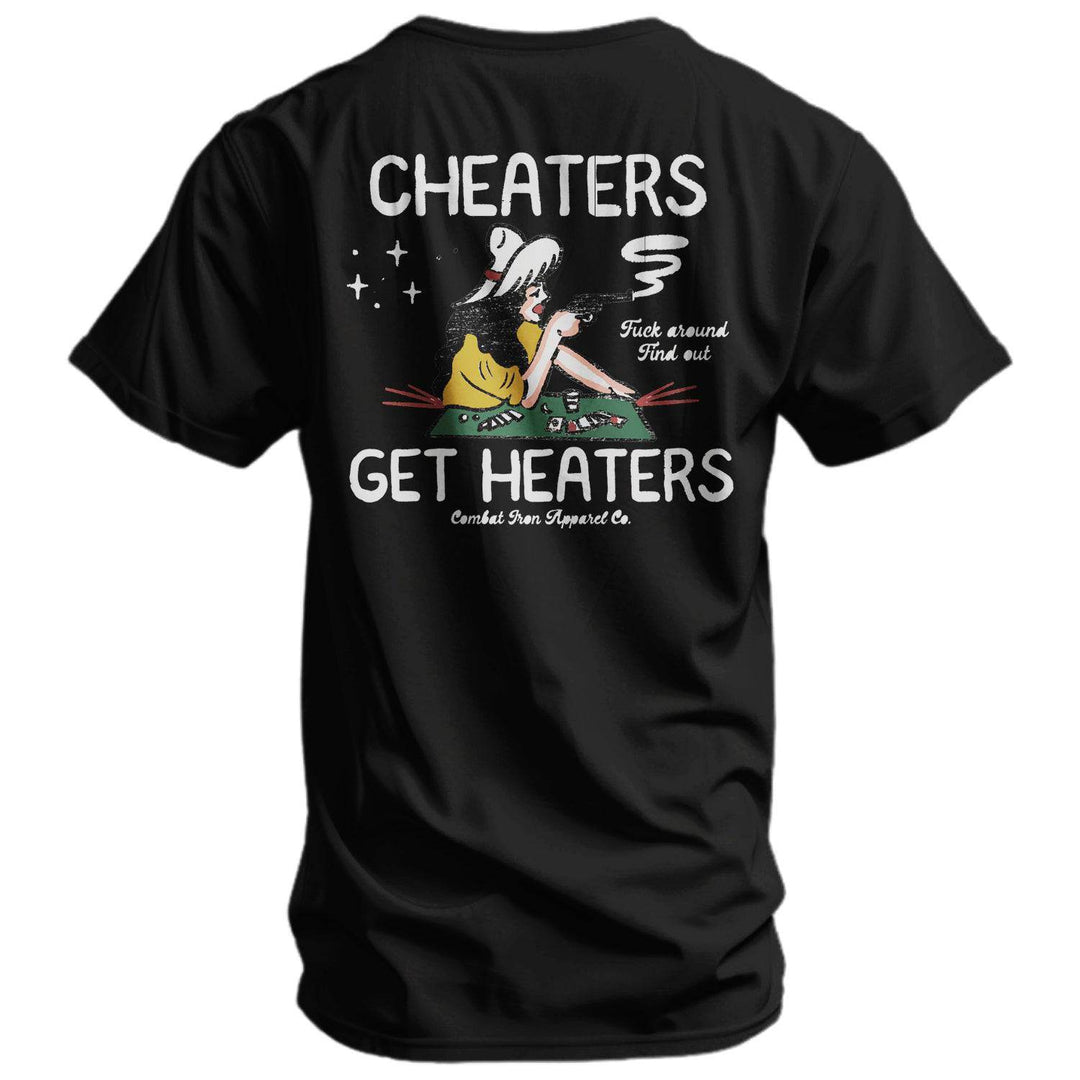 Cheaters Get Heaters Cowboy Edition Men's T-Shirt - One Revolver Surfboards