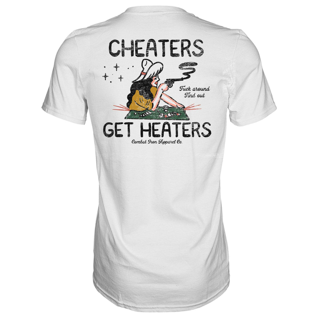 Cheaters Get Heaters Cowboy Edition Men's T-Shirt - One Revolver Surfboards