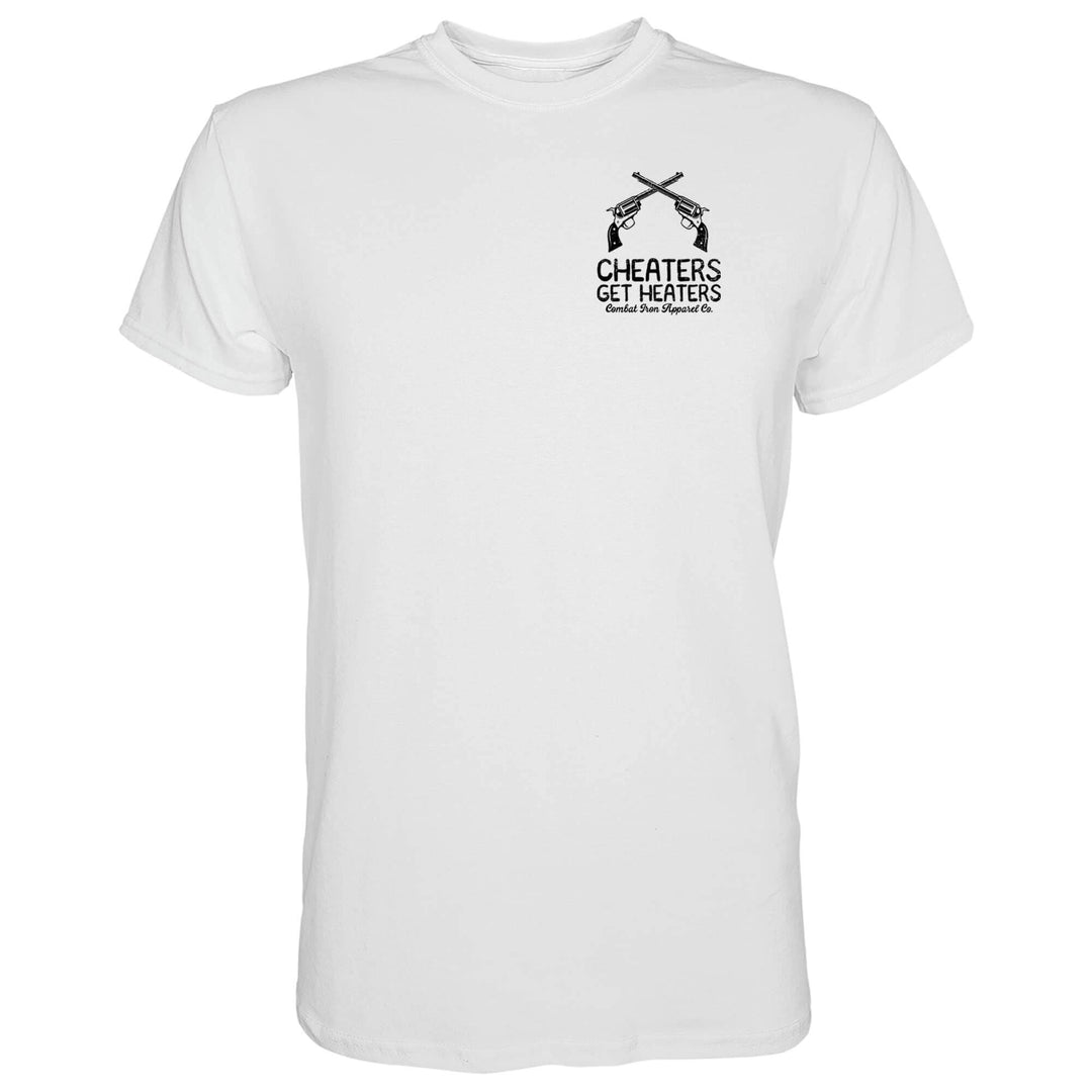 Cheaters Get Heaters Cowboy Edition Men's T-Shirt - One Revolver Surfboards
