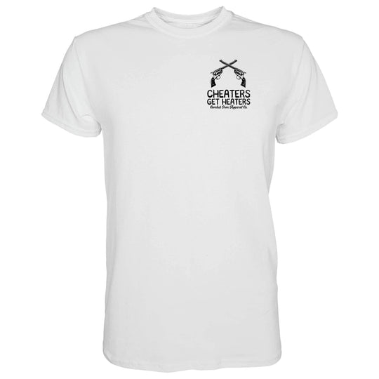 Cheaters Get Heaters Cowboy Edition Men's T-Shirt - One Revolver Surfboards