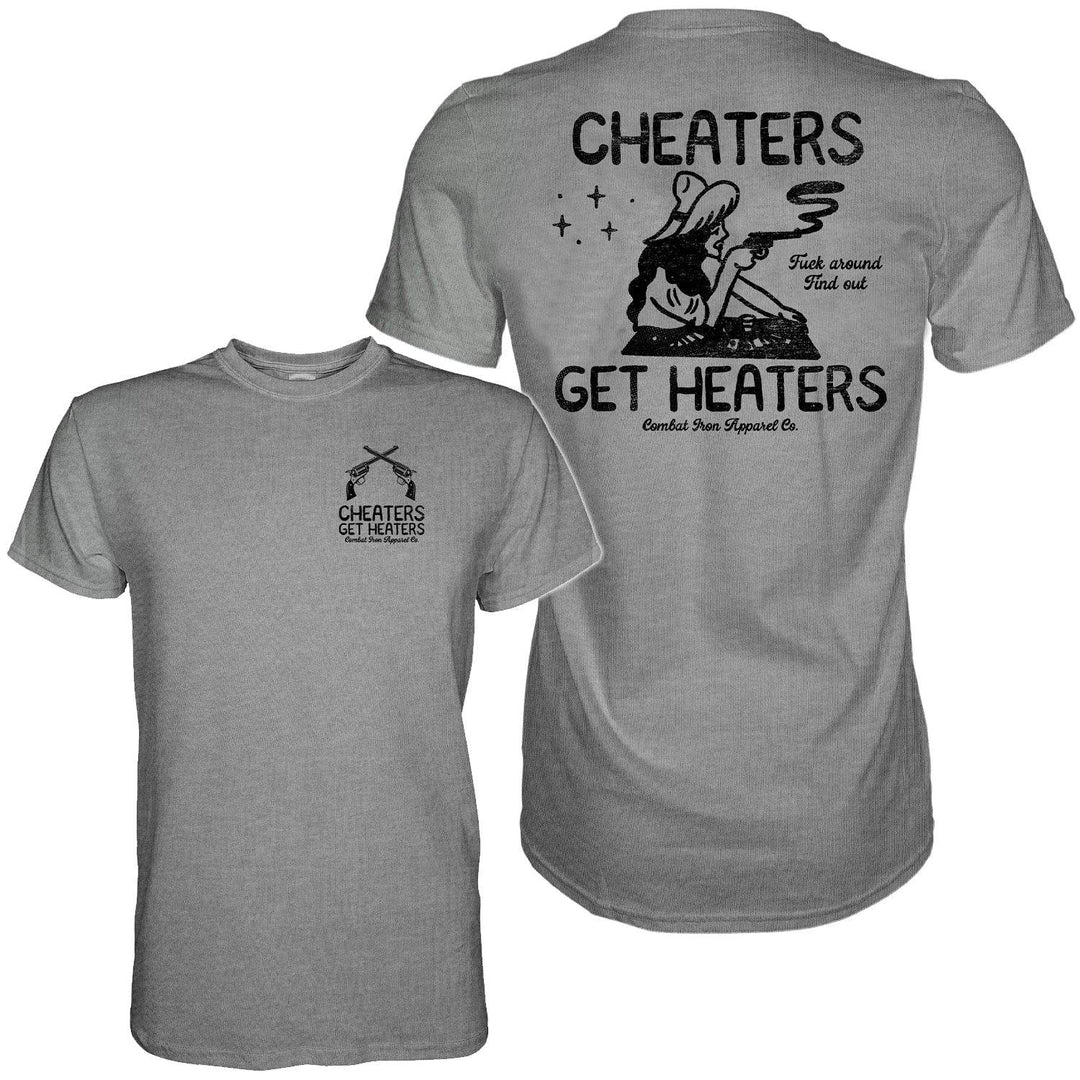 Cheaters Get Heaters Cowboy Edition Men's T-Shirt - One Revolver Surfboards
