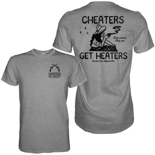 Cheaters Get Heaters Cowboy Edition Men's T-Shirt - One Revolver Surfboards