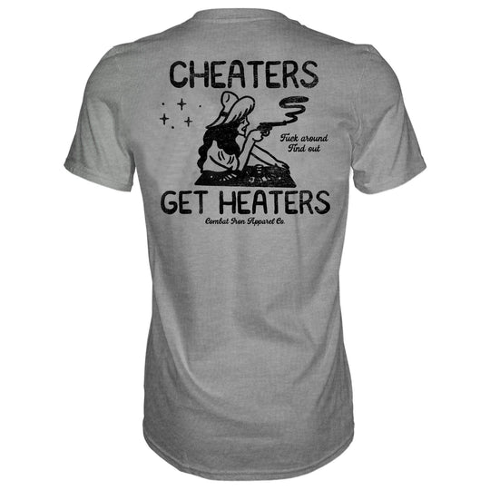 Cheaters Get Heaters Cowboy Edition Men's T-Shirt - One Revolver Surfboards