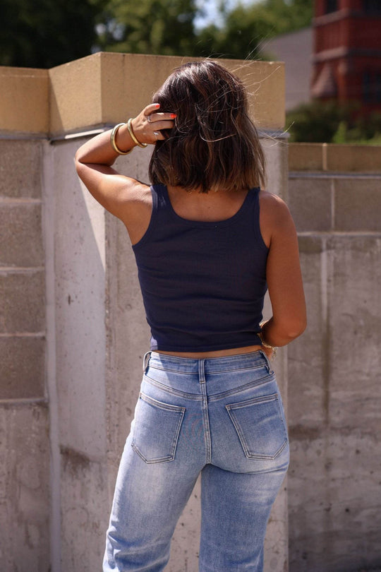 City Chill Navy Tank Top - FINAL SALE - One Revolver Surfboards