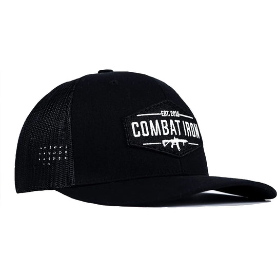 One Revolver Surfboards - Original AR Black Patch Snapback Hat HEADWEAR