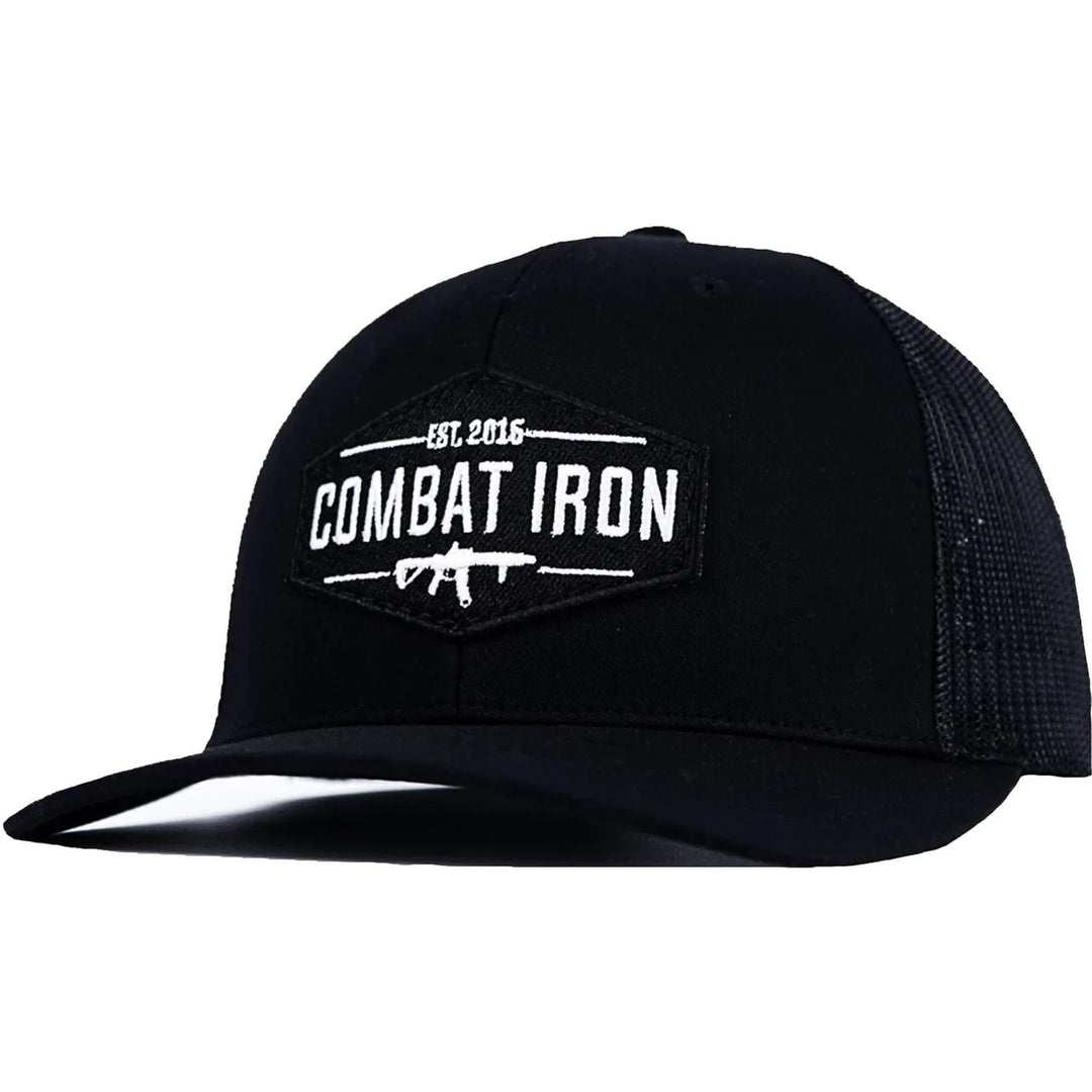 One Revolver Surfboards - Original AR Black Patch Snapback Hat HEADWEAR