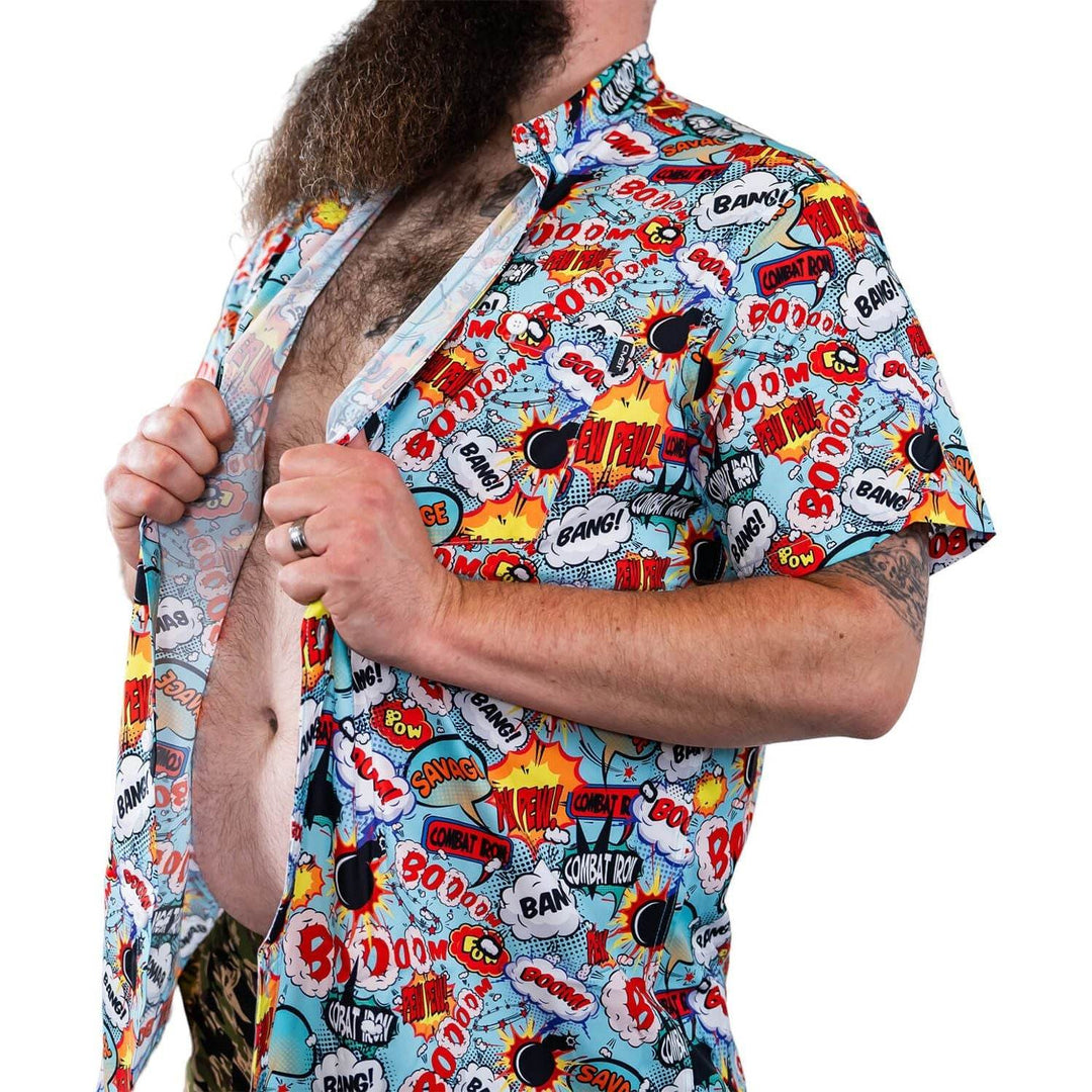 Men's Flex Button Up - One Revolver Surfboards