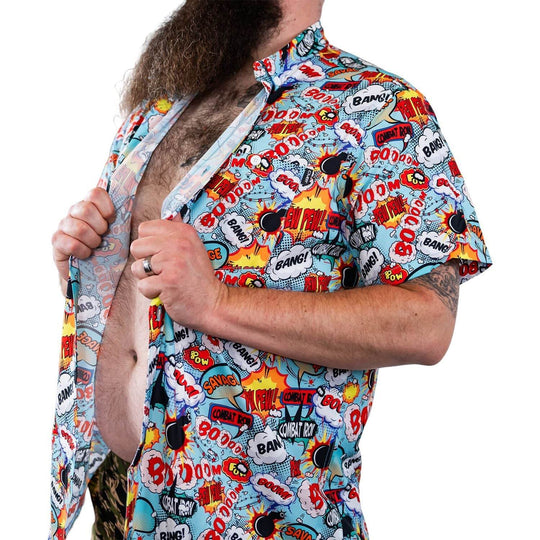 Men's Flex Button Up - One Revolver Surfboards