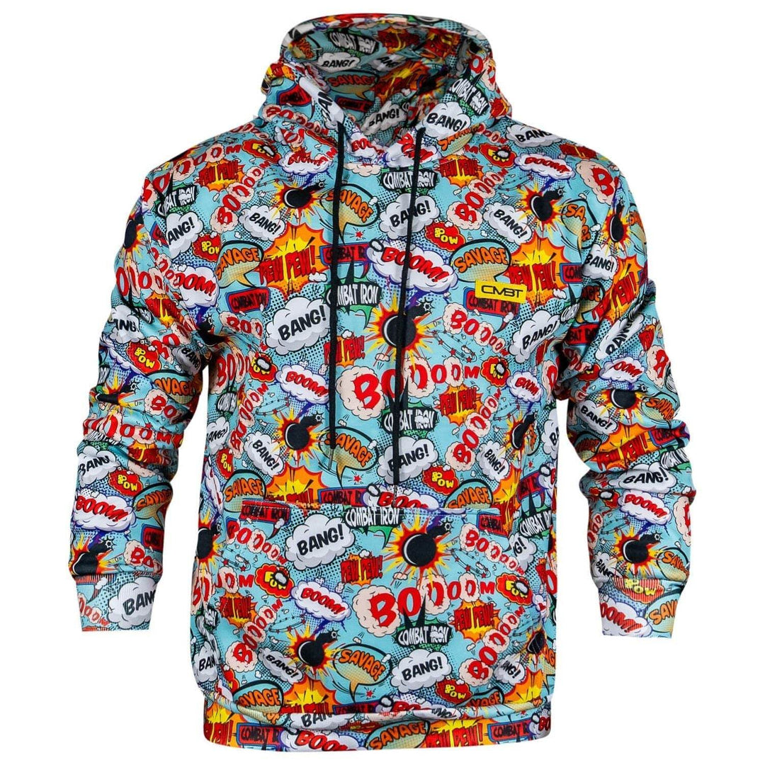 Winter Fleece Lined Hoodie - PATTERNED HEAVYWEIGHT HOODY - One Revolver Surfboards