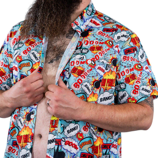 Men's Flex Button Up - One Revolver Surfboards