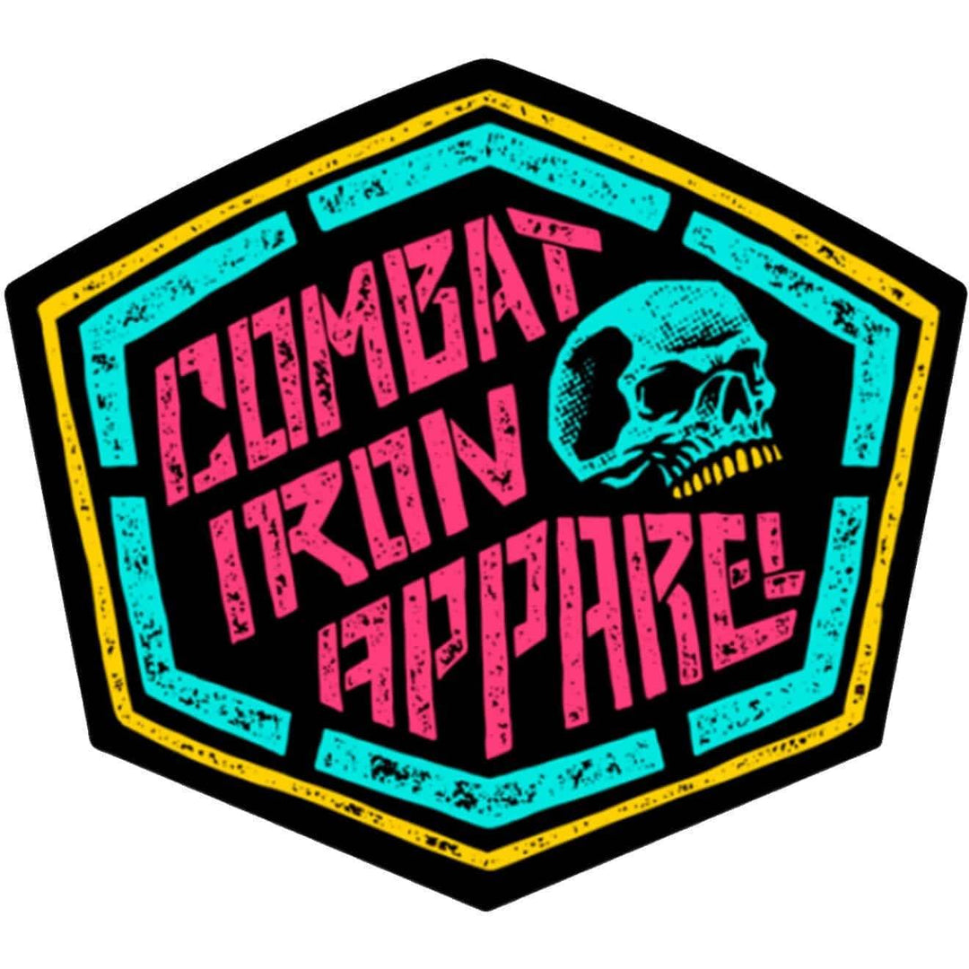 RETRO NEON SKULL Branded Decal - One Revolver Surfboards