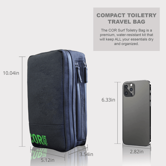 Compact Toiletry Travel Bag - One Revolver Surfboards