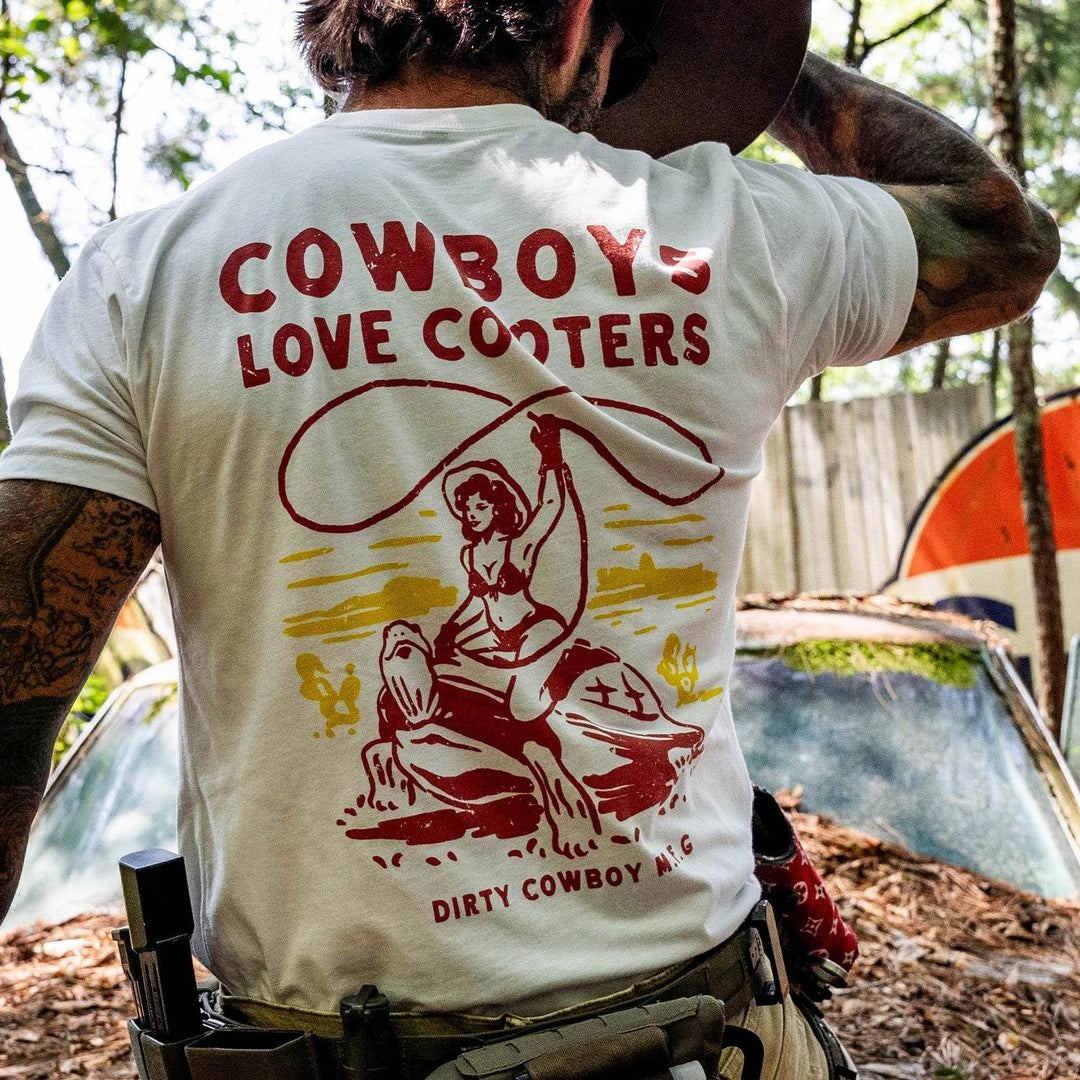 Cowboys Love Cooters Men's T-Shirt - One Revolver Surfboards