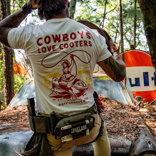 Cowboys Love Cooters Men's T-Shirt - One Revolver Surfboards