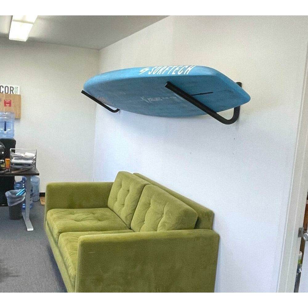 Longboard or Paddleboard SUP Wall Rack (Indoor Outdoor) - One Revolver Surfboards