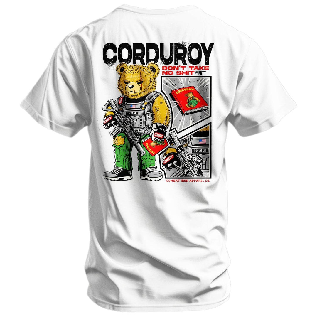 Corduroy The Bear - Don't Take No Sh*t Men's T-shirt - One Revolver Surfboards