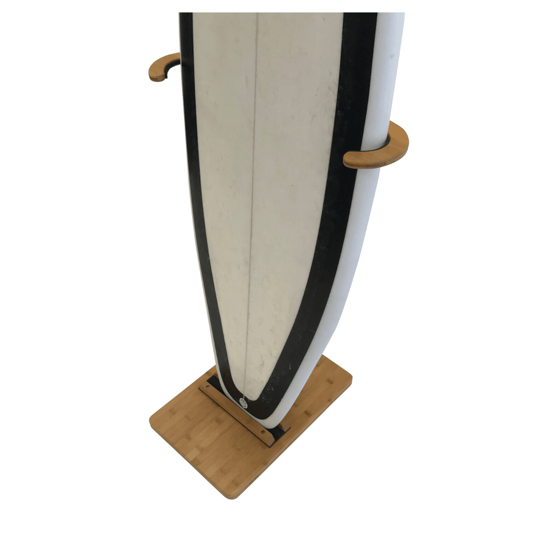 Bamboo Surfboard Display Stand | Longboards or Shortboards - Surf Racks - One Revolver Surfboards