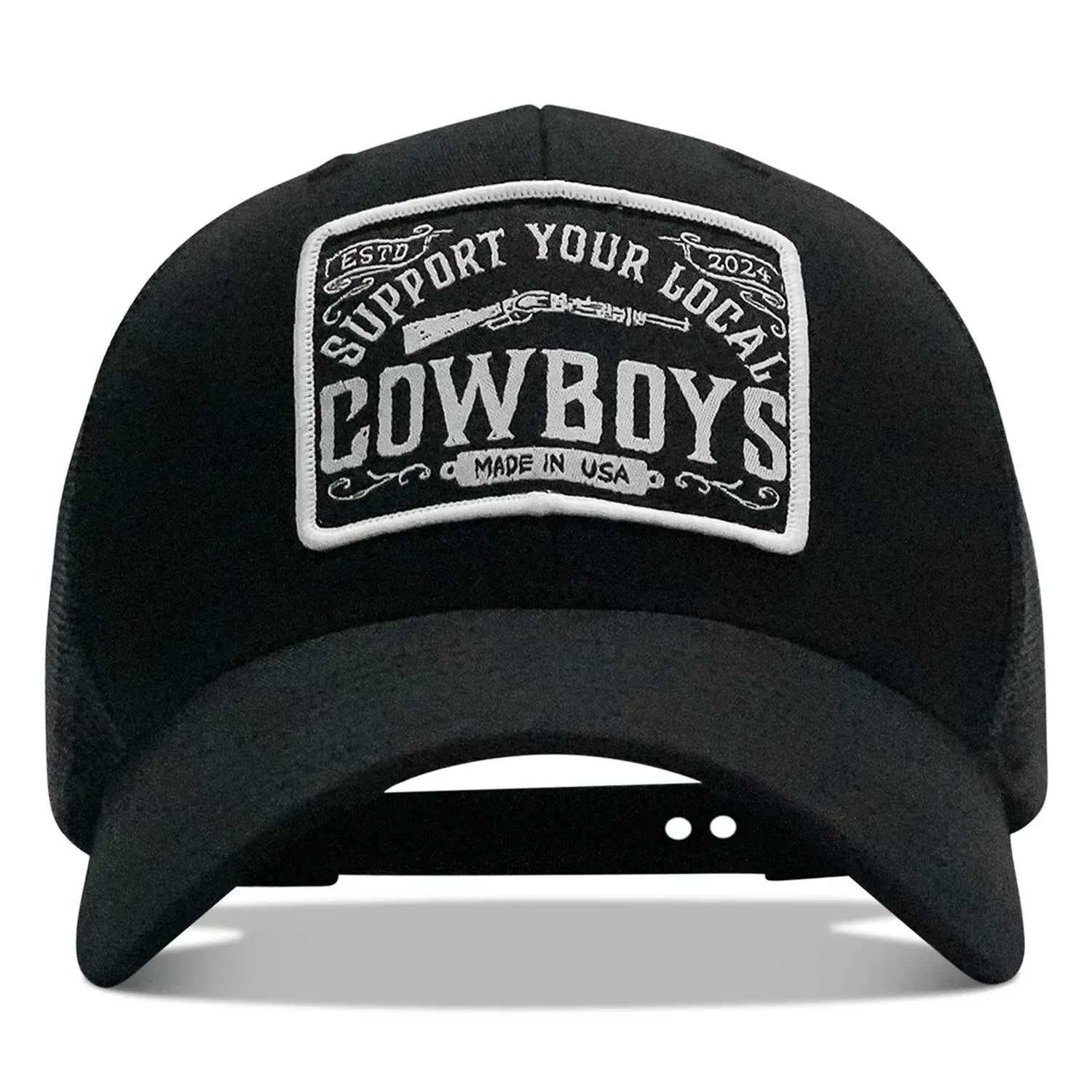 One Revolver Surfboards - Support Your Local Cowboys Patch Snapback Hat HEADWEAR