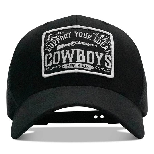 One Revolver Surfboards - Support Your Local Cowboys Patch Snapback Hat HEADWEAR