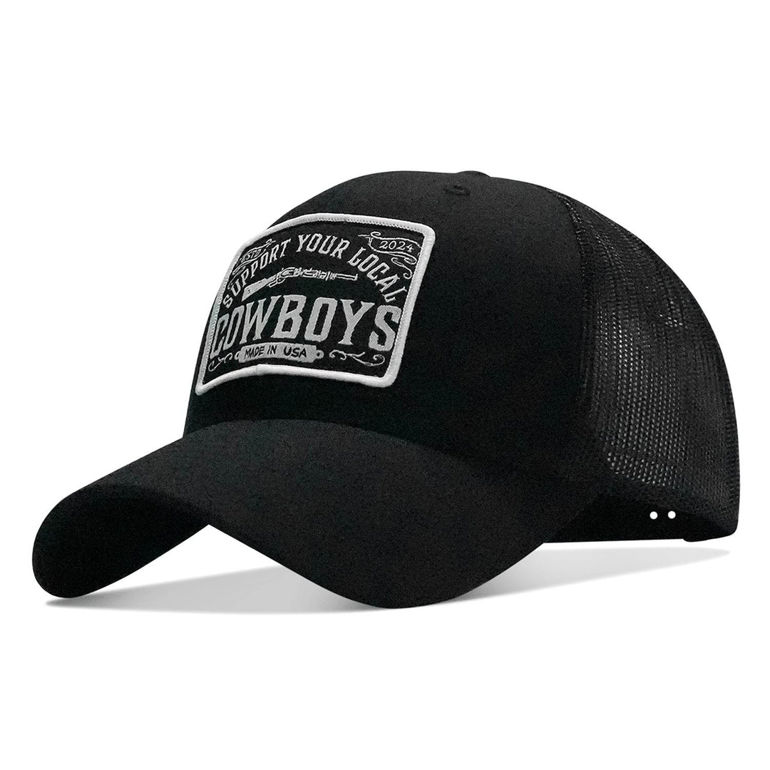 Support Your Local Cowboys Patch Snapback Hat - One Revolver Surfboards