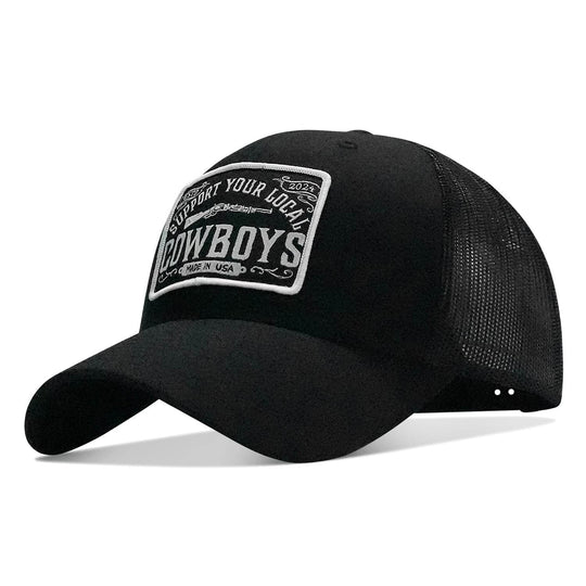 Support Your Local Cowboys Patch Snapback Hat - One Revolver Surfboards