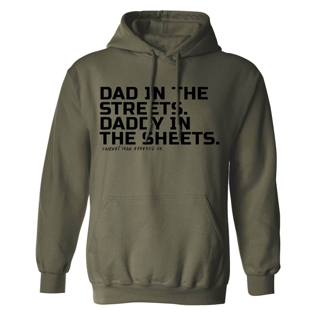 Dad In The Streets. Daddy In The Sheets. Men's Hoodie - One Revolver Surfboards