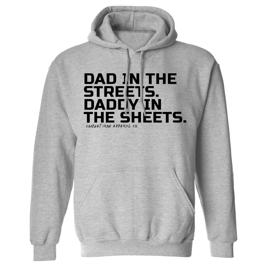 Dad In The Streets. Daddy In The Sheets. Men's Hoodie - One Revolver Surfboards