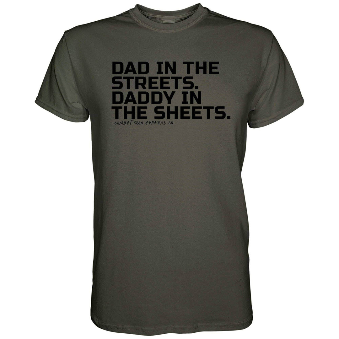 Dad in the Streets. Daddy In the Sheets. Men's T-Shirt - One Revolver Surfboards