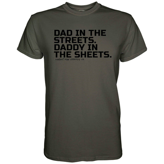 Dad in the Streets. Daddy In the Sheets. Men's T-Shirt - One Revolver Surfboards