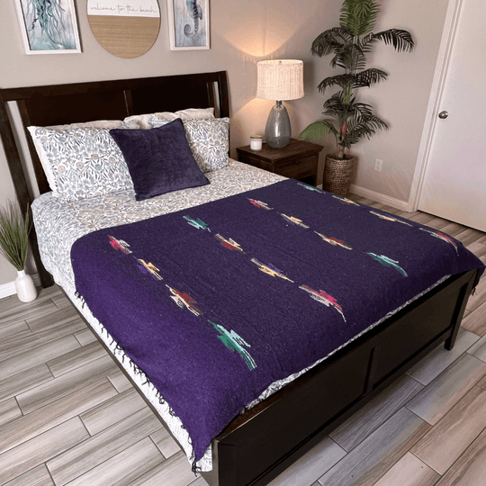 Purple Baja Thunderbird Blanket - One Revolver Surfboards