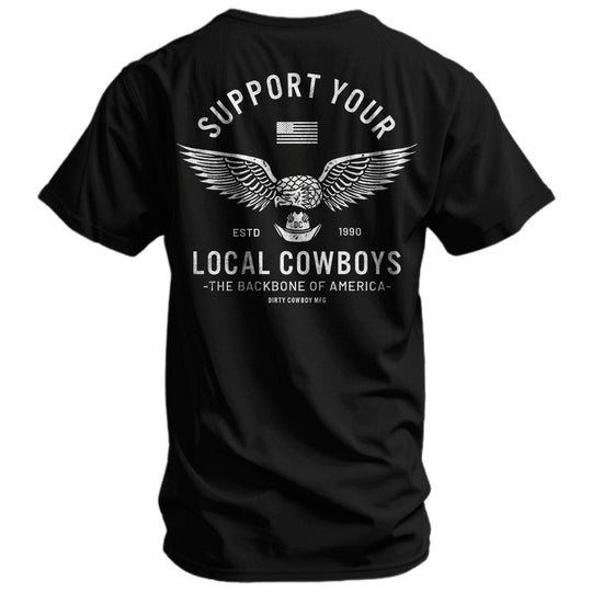 Support Your Local Cowboys Men's T-Shirt - One Revolver Surfboards