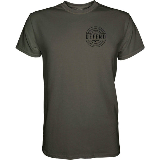 DEFEND AGAINST ALL ENEMIES MEN'S T-SHIRT - One Revolver Surfboards