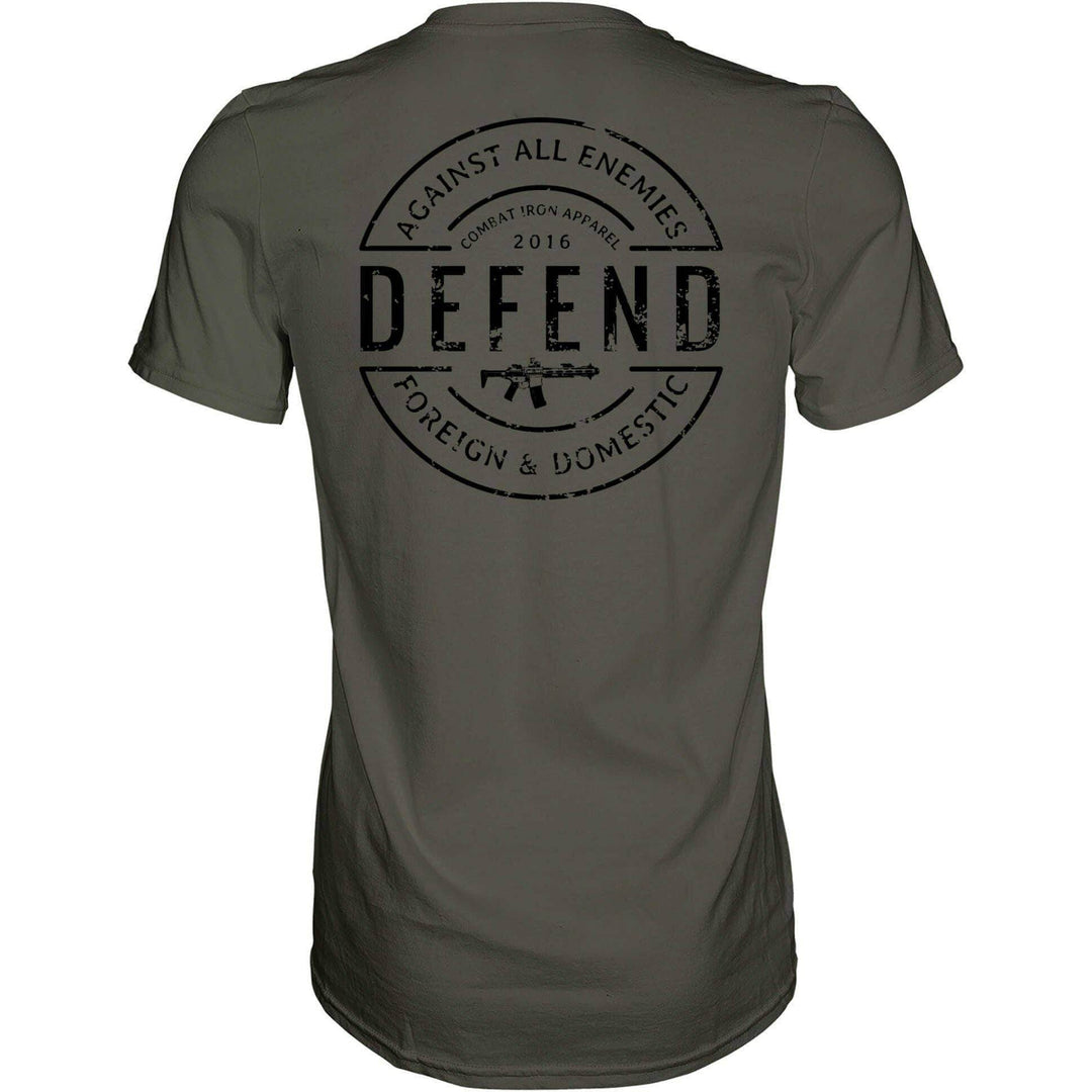 DEFEND AGAINST ALL ENEMIES MEN'S T-SHIRT - One Revolver Surfboards