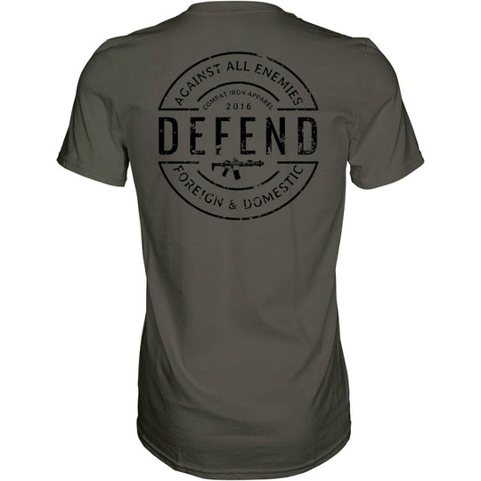 DEFEND AGAINST ALL ENEMIES MEN'S T-SHIRT - One Revolver Surfboards
