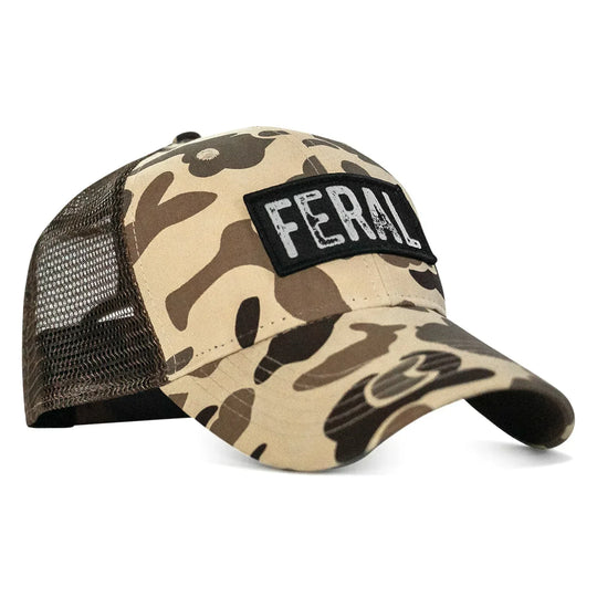 One Revolver Surfboards - Feral Vintaged Patch Snapback Hat HEADWEAR